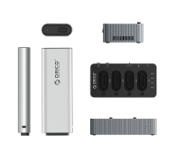 Orico Stacja dokująca4 dyski z funkcją klonowania M.2 NVME - szara - 1343394 - zdjęcie 2